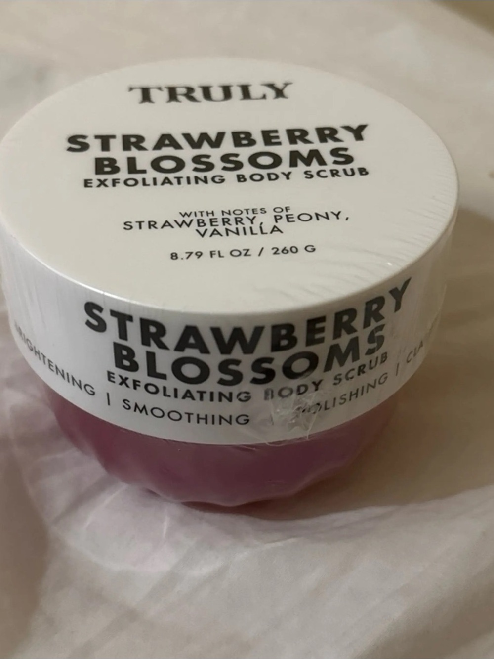 Truly Strawberry Blossoms Exfoliating Body Scrub - 8.79fl oz